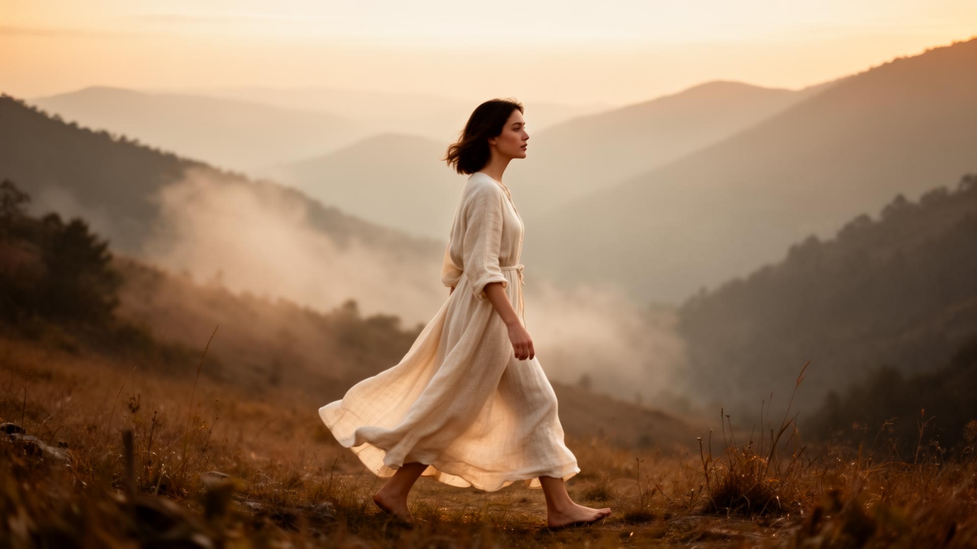 Mulheres do 7 Dourado — amanhecer dourado em natureza privada