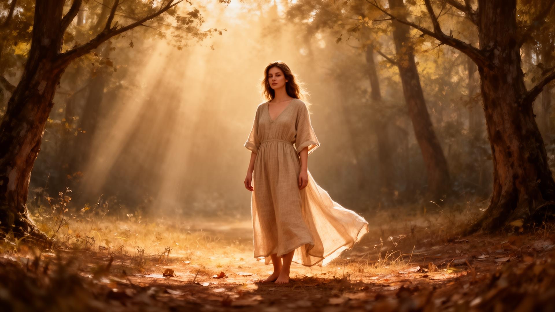 Mulheres do 7 Dourado — amanhecer dourado em natureza privada