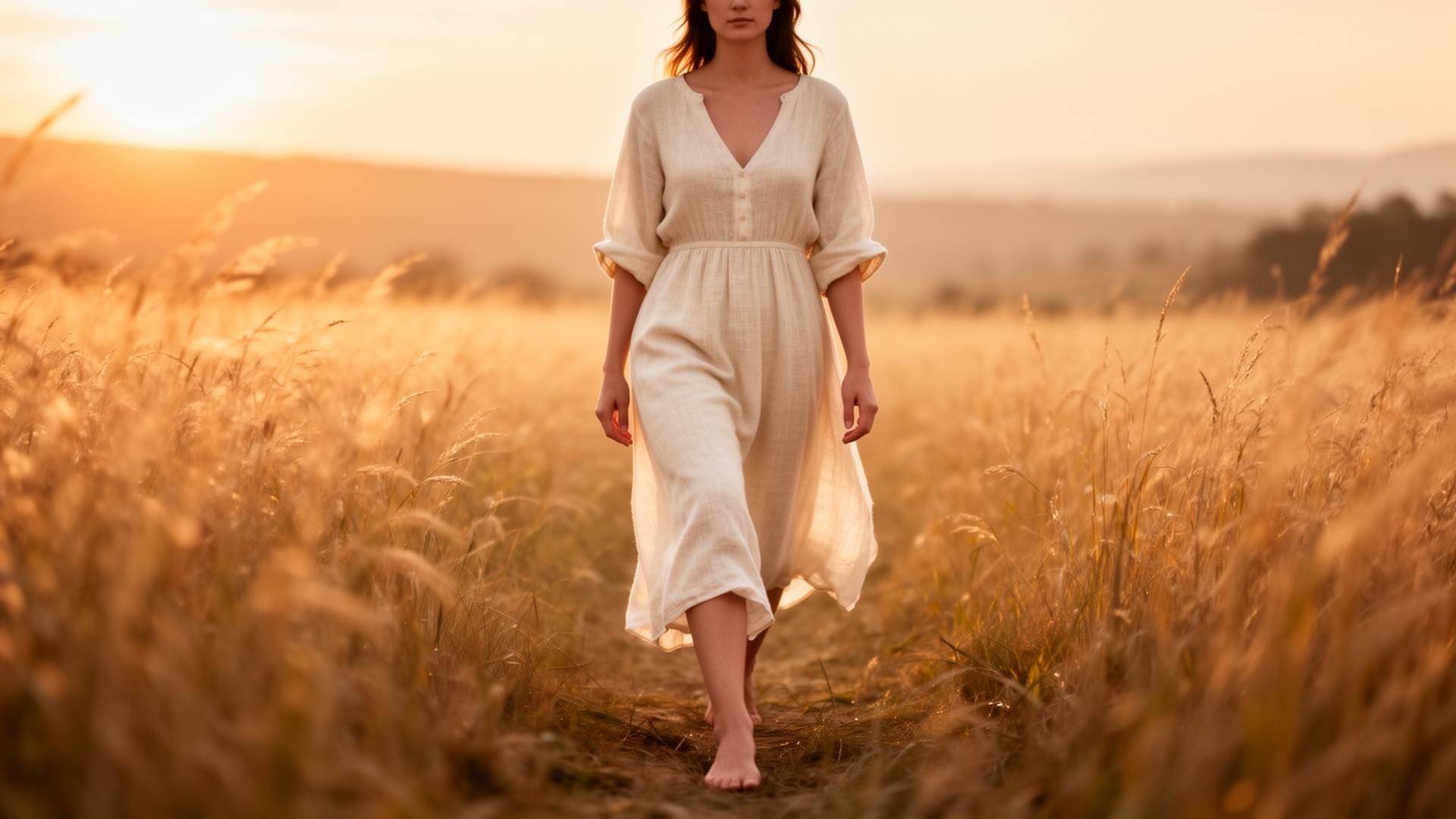 Mulheres do 7 Dourado — amanhecer dourado em natureza privada