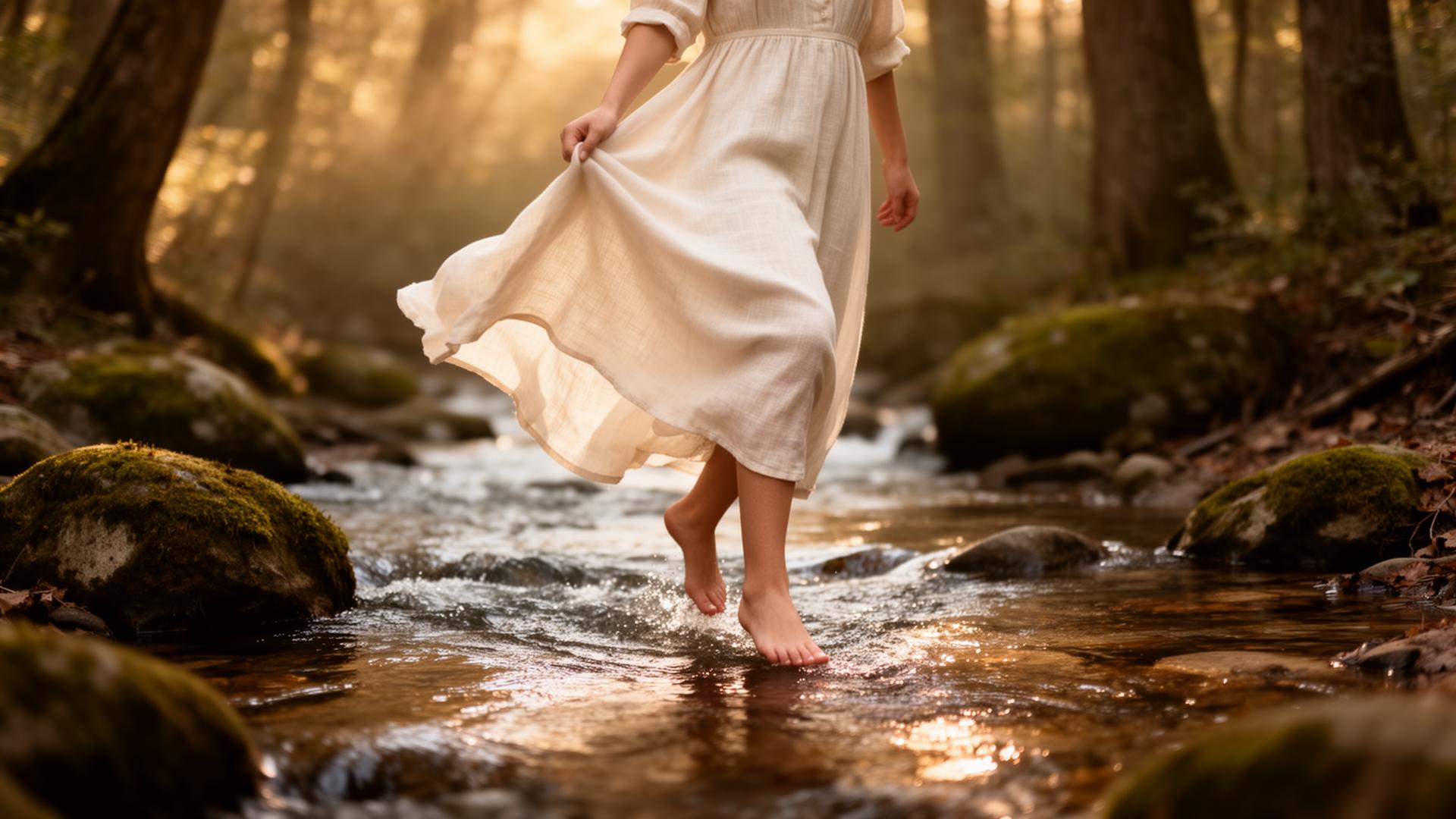 Mulheres do 7 Dourado — amanhecer dourado em natureza privada