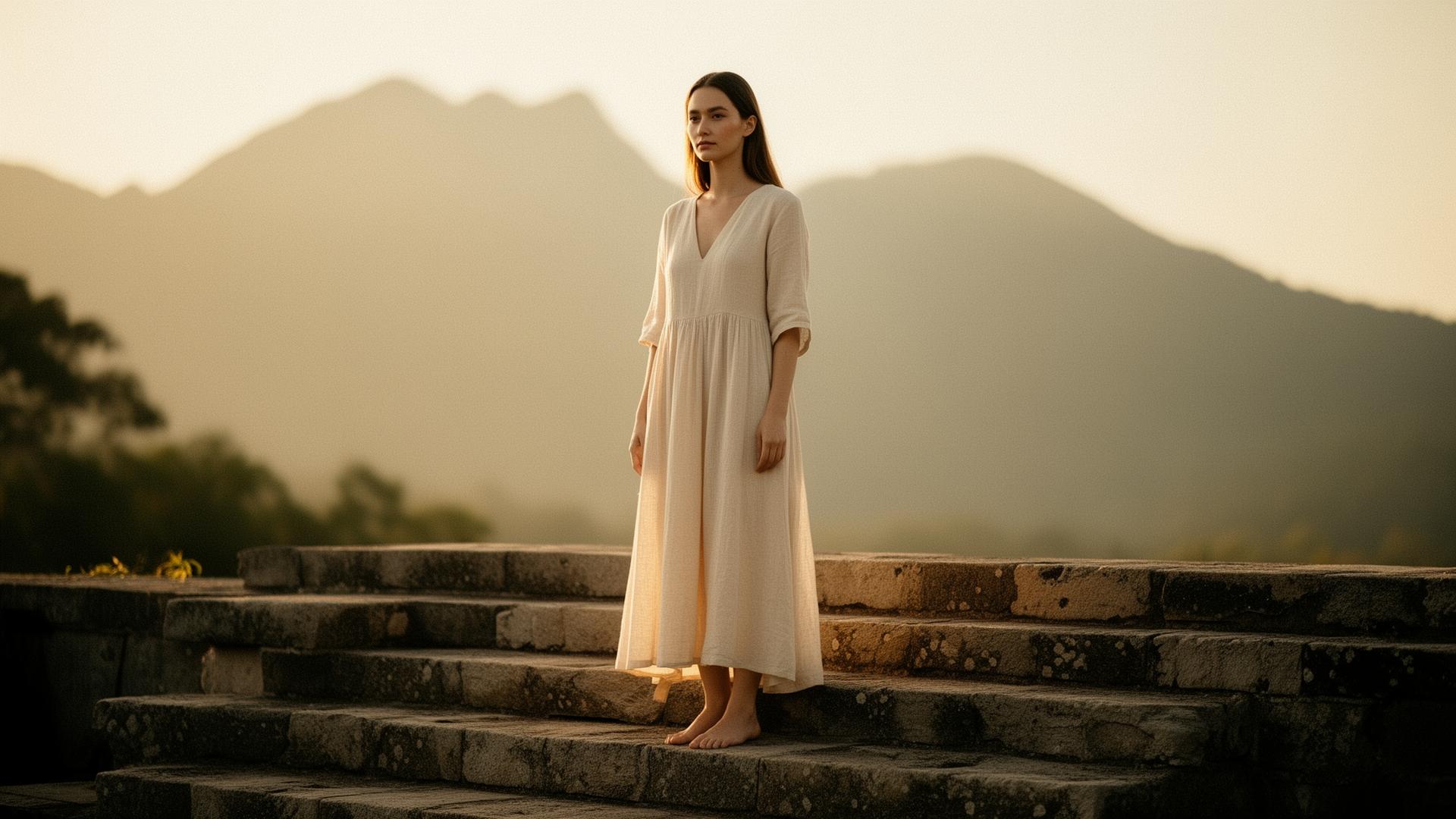 Mulheres do 7 Dourado — amanhecer dourado em natureza privada